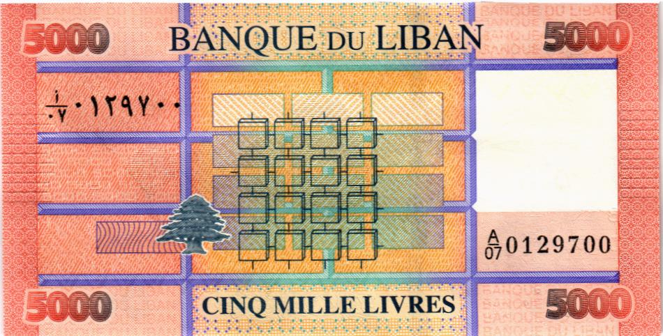 ЛИВАН 5000 ЛИВРОВ мини 2