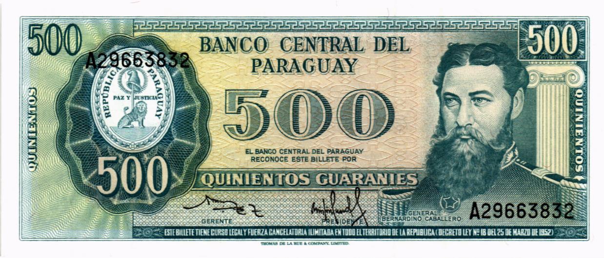 ПАРАГВАЙ 500 ГУАРАНИ мини 1