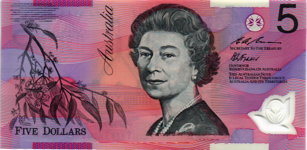 АВСТРАЛИЯ 5 ДОЛЛАРОВ мини 1