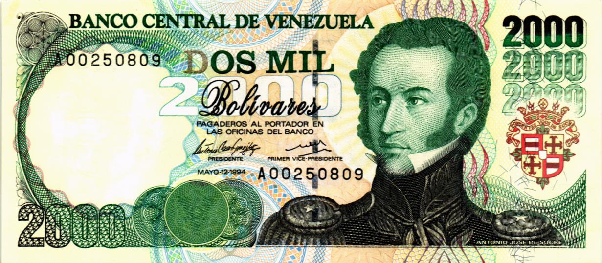 ВЕНЕСУЭЛА 2000 БОЛИВАР