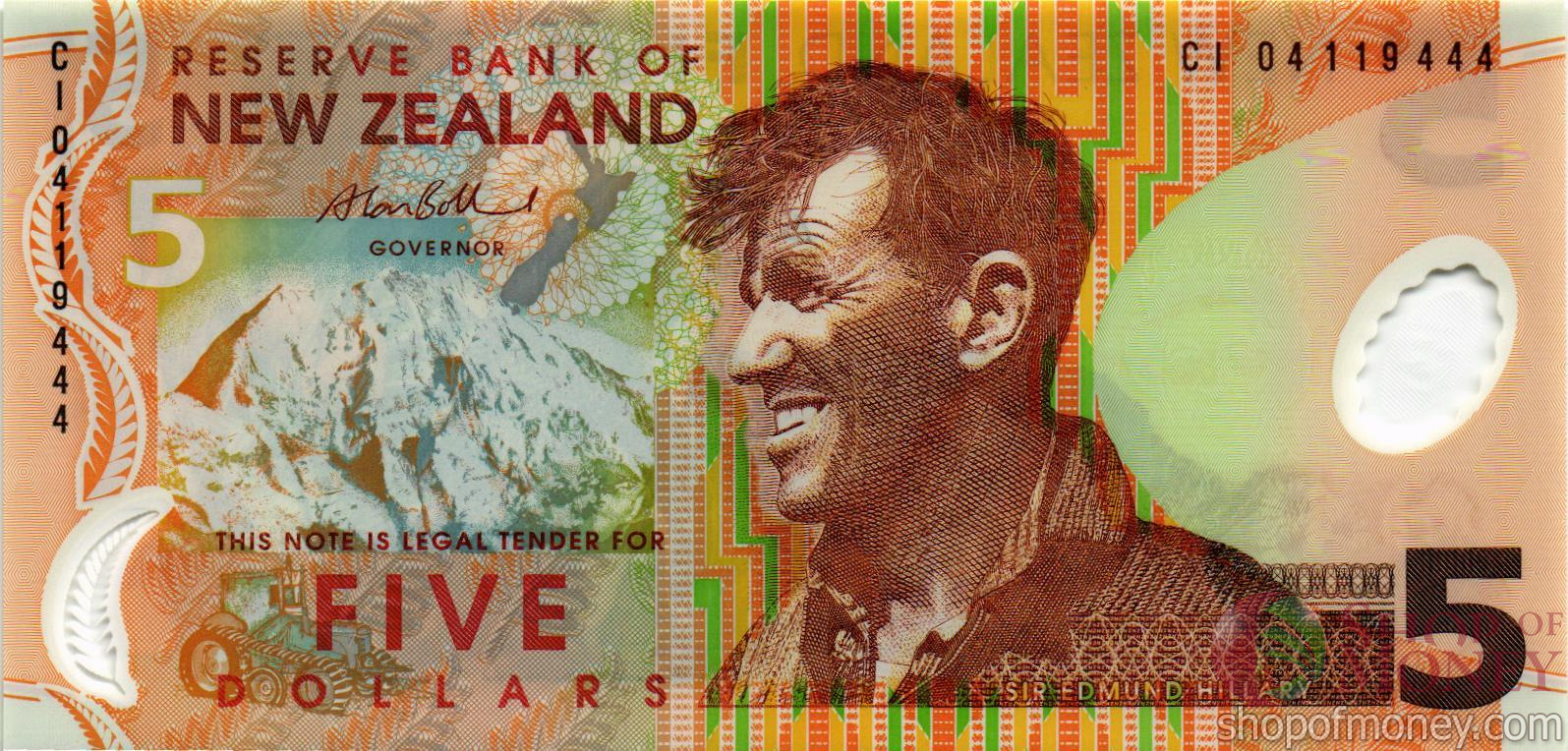 НОВАЯ ЗЕЛАНДИЯ 5 ДОЛЛАРОВ