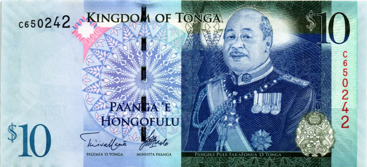 ТОНГА 10 ПААНГА