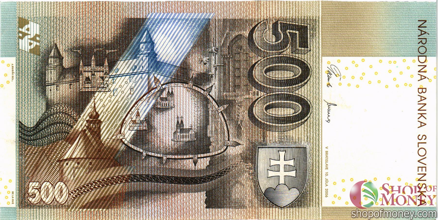 СЛОВАКИЯ 500 КРОН мини 2