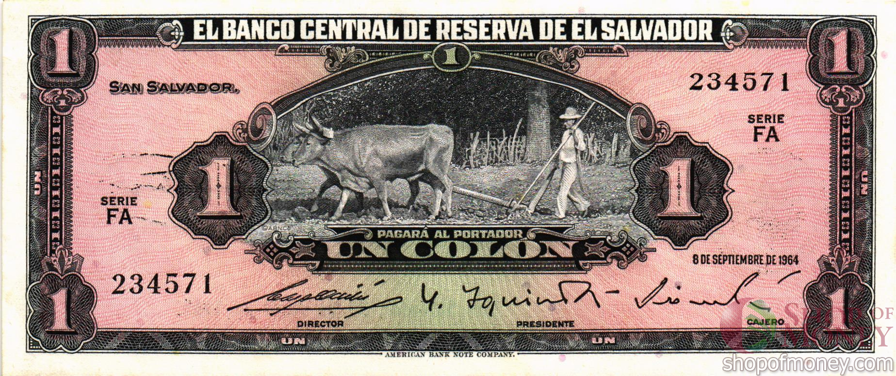 САЛЬВАДОР 1 КОЛОН мини 1
