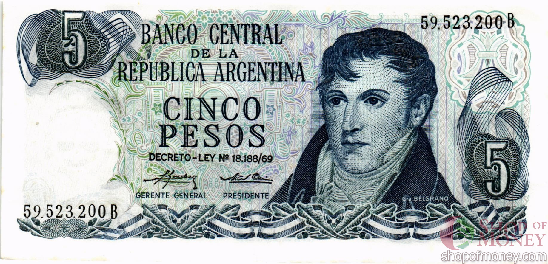 АРГЕНТИНА 5 ПЕСО