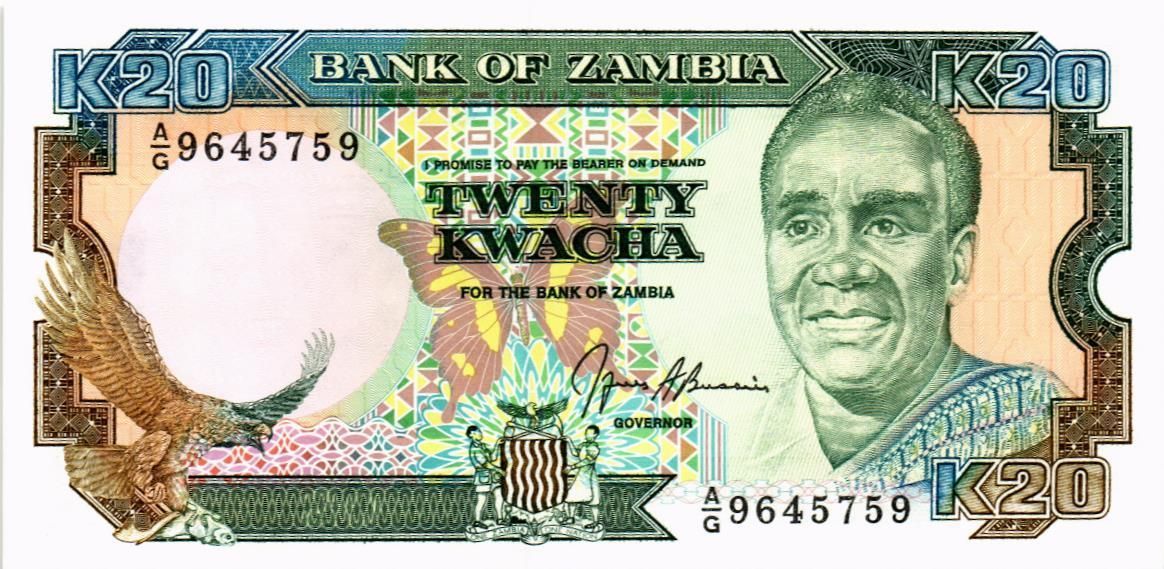 ЗАМБИЯ 20 КВАЧА мини 1