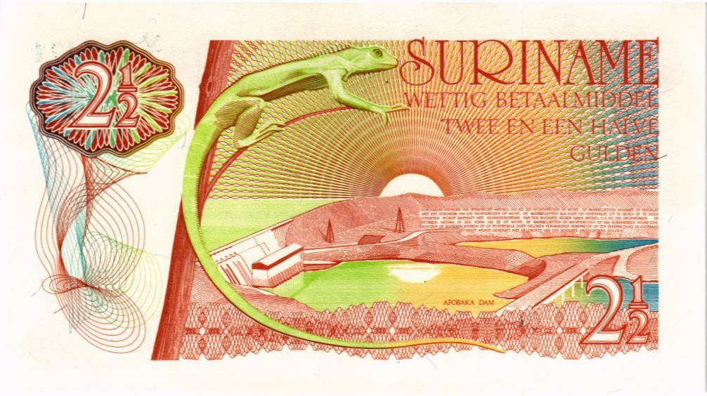СУРИНАМ 2,5 ГУЛЬДЕНА мини 2