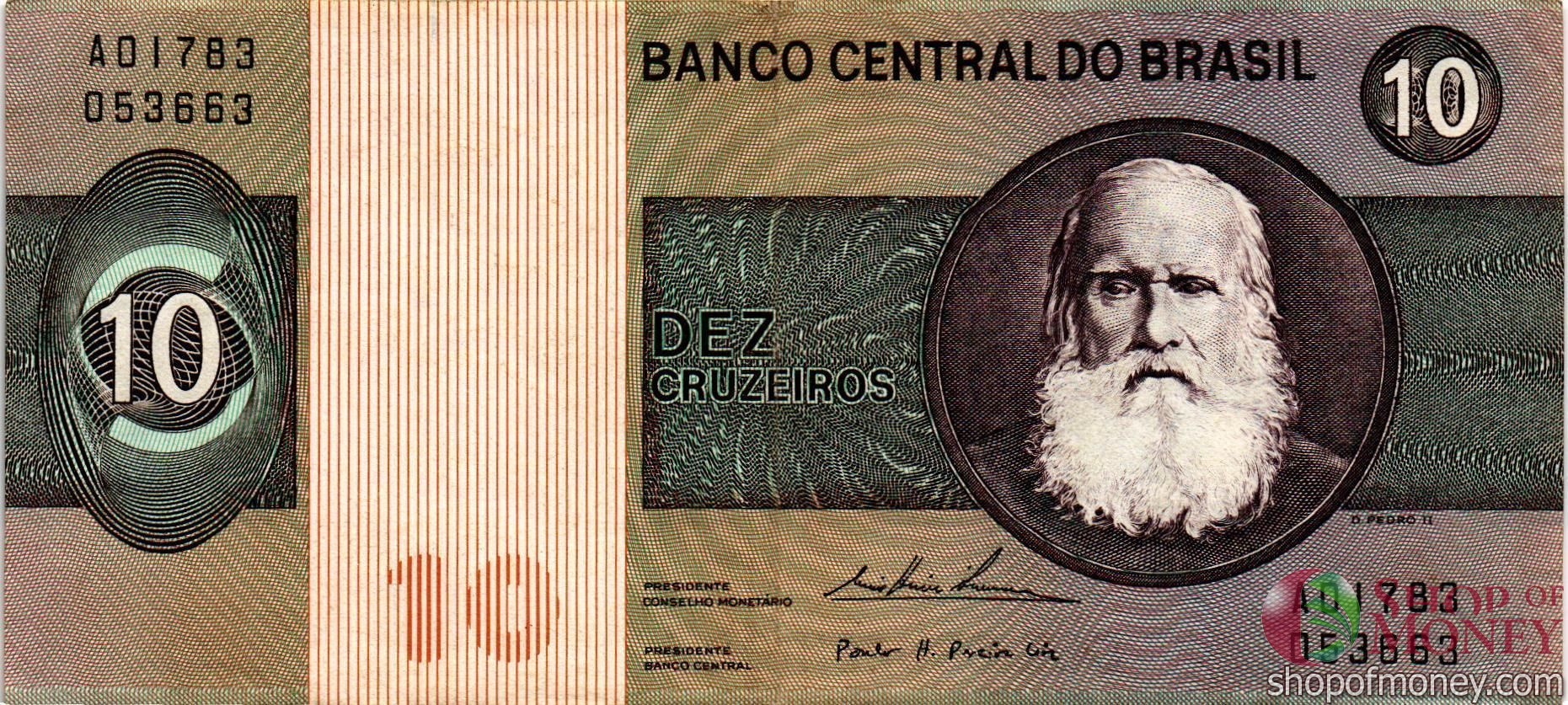 БРАЗИЛИЯ 10 КРУЗЕЙРО