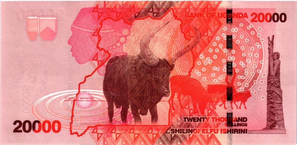 УГАНДА 20000 ШИЛЛИНГОВ мини 2