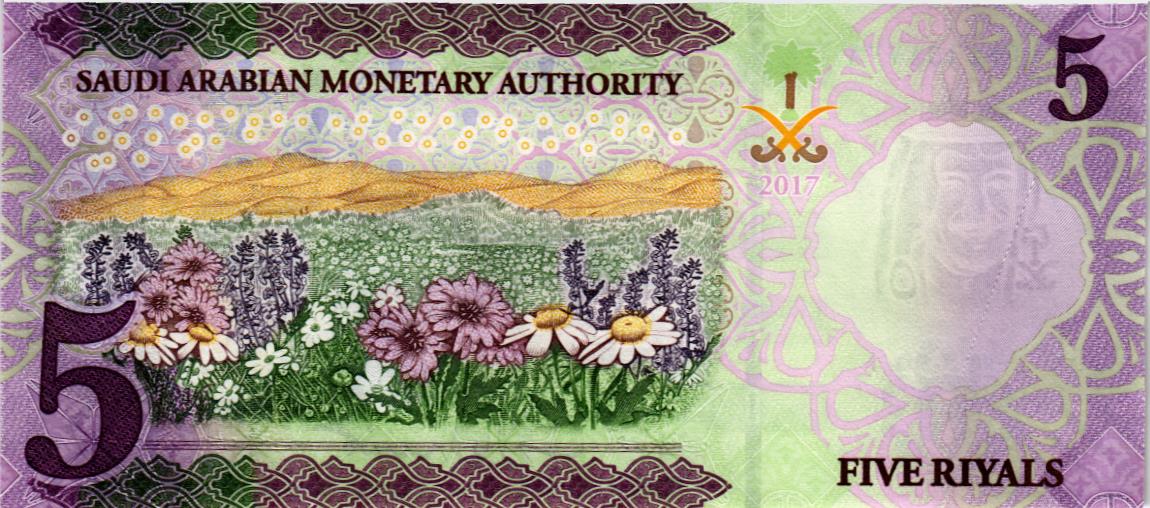 САУДОВСКАЯ АРАВИЯ 5 РИАЛОВ мини 2