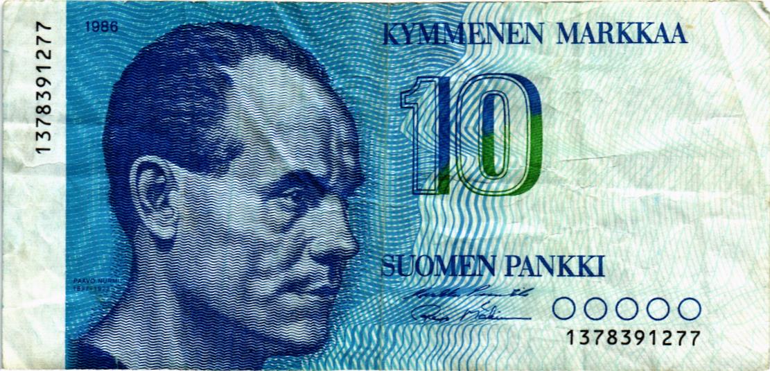 ФИНЛЯНДИЯ 10 МАРОК мини 1