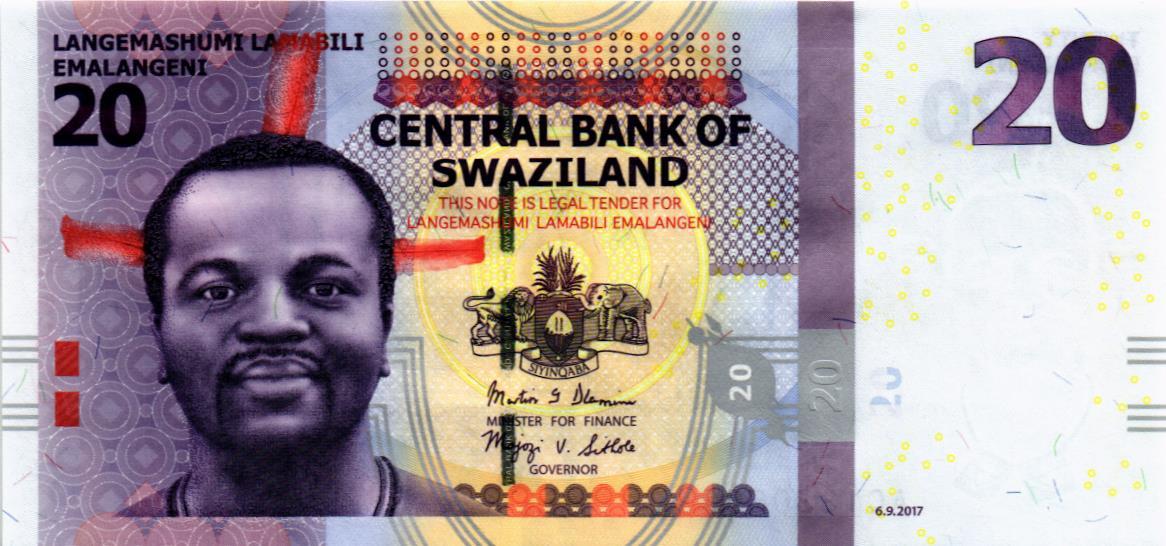 СВАЗИЛЕНД 20 ЭМАЛАНГЕНИ