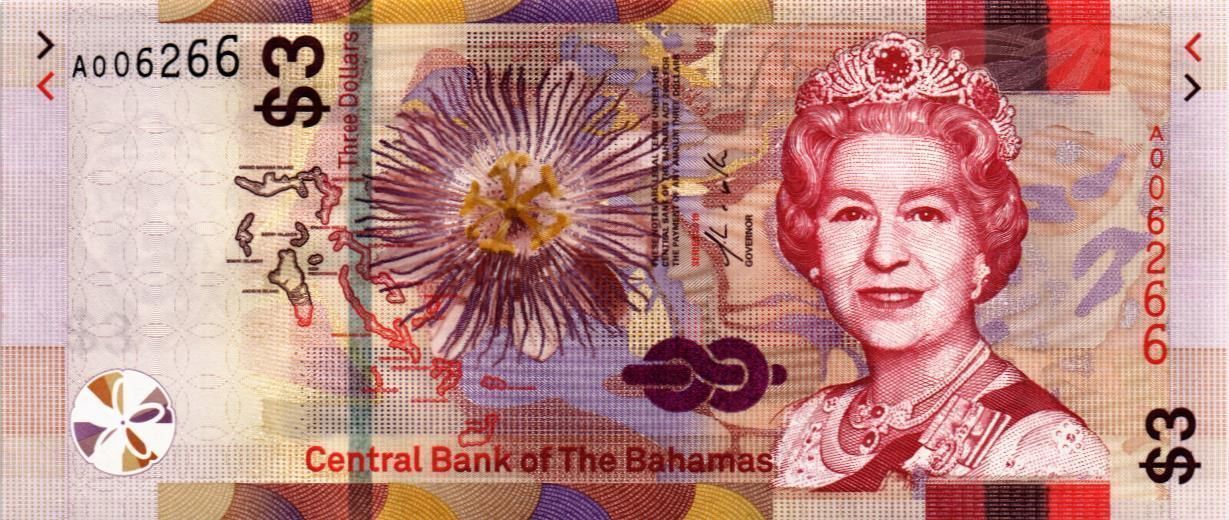 БАГАМСКИЕ ОСТРОВА 3 ДОЛЛАРА
