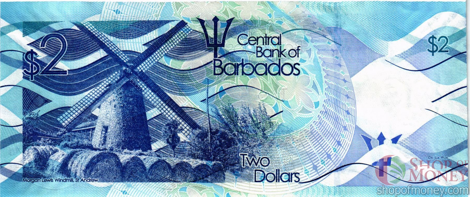 БАРБАДОС 2 ДОЛЛАРА мини 2