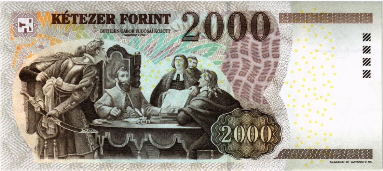 ВЕНГРИЯ 2000 ФОРИНТОВ мини 2