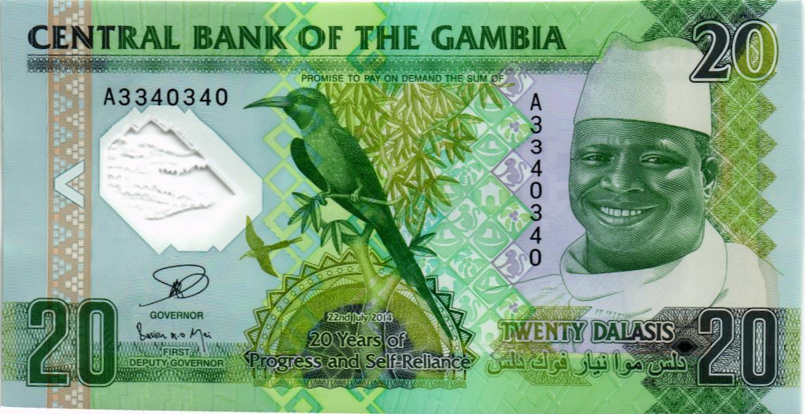 ГАМБИЯ 20 ДАЛАСИ мини 1