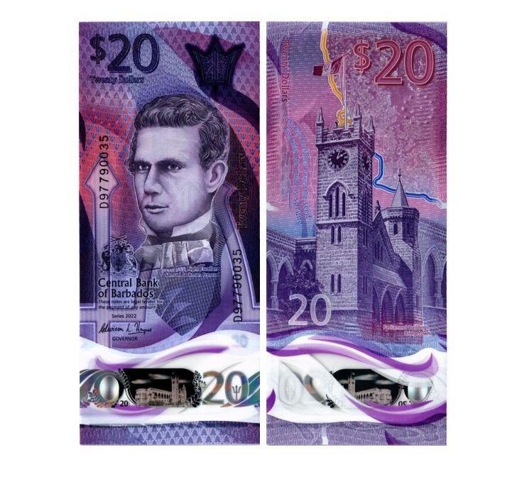 БАРБАДОС 2 5 10 20 50 100 ДОЛЛАРОВ мини 6