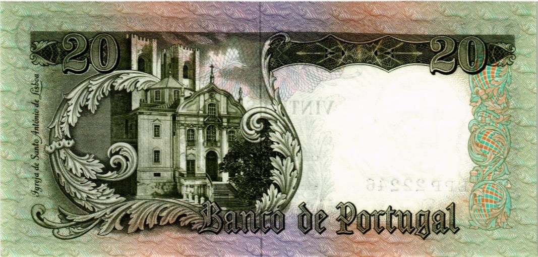 ПОРТУГАЛИЯ 20 ЭСКУДО мини 2