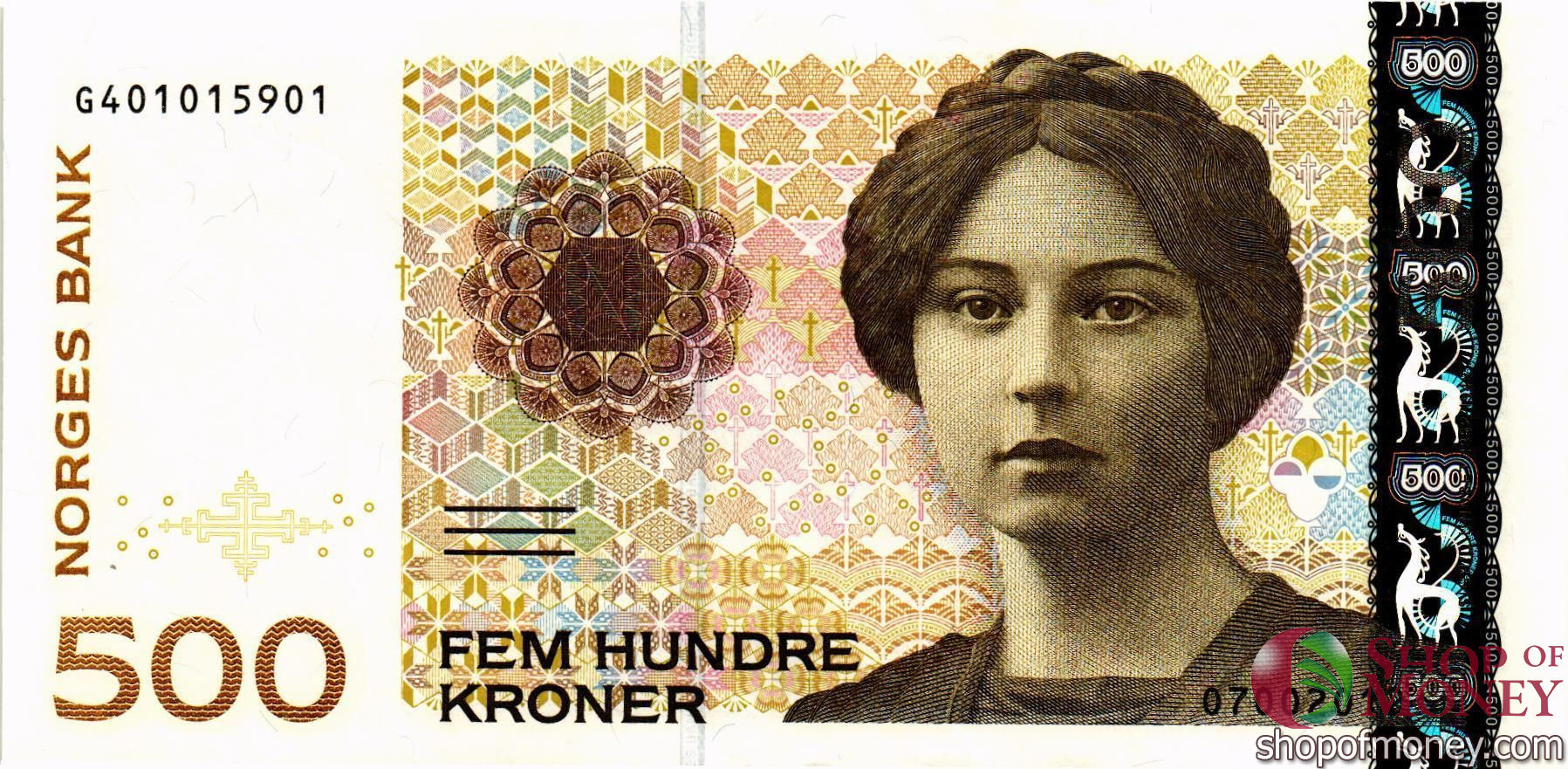 НОРВЕГИЯ 500 КРОН мини 1