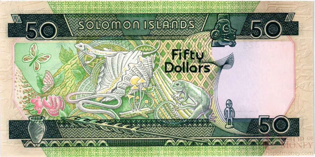 СОЛОМОНОВЫ ОСТРОВА 50 ДОЛЛАРОВ (B/1) мини 2
