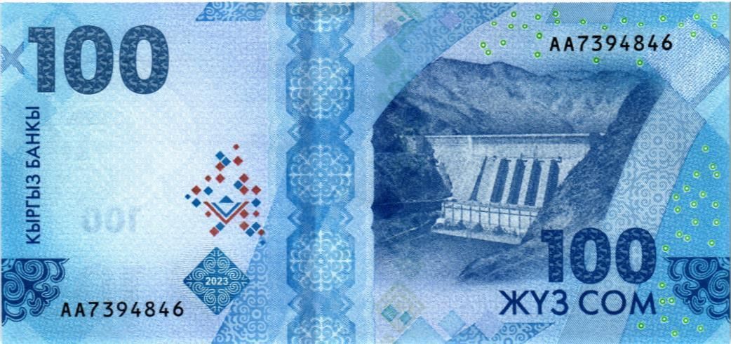 КИРГИЗИЯ 100 СОМ мини 2