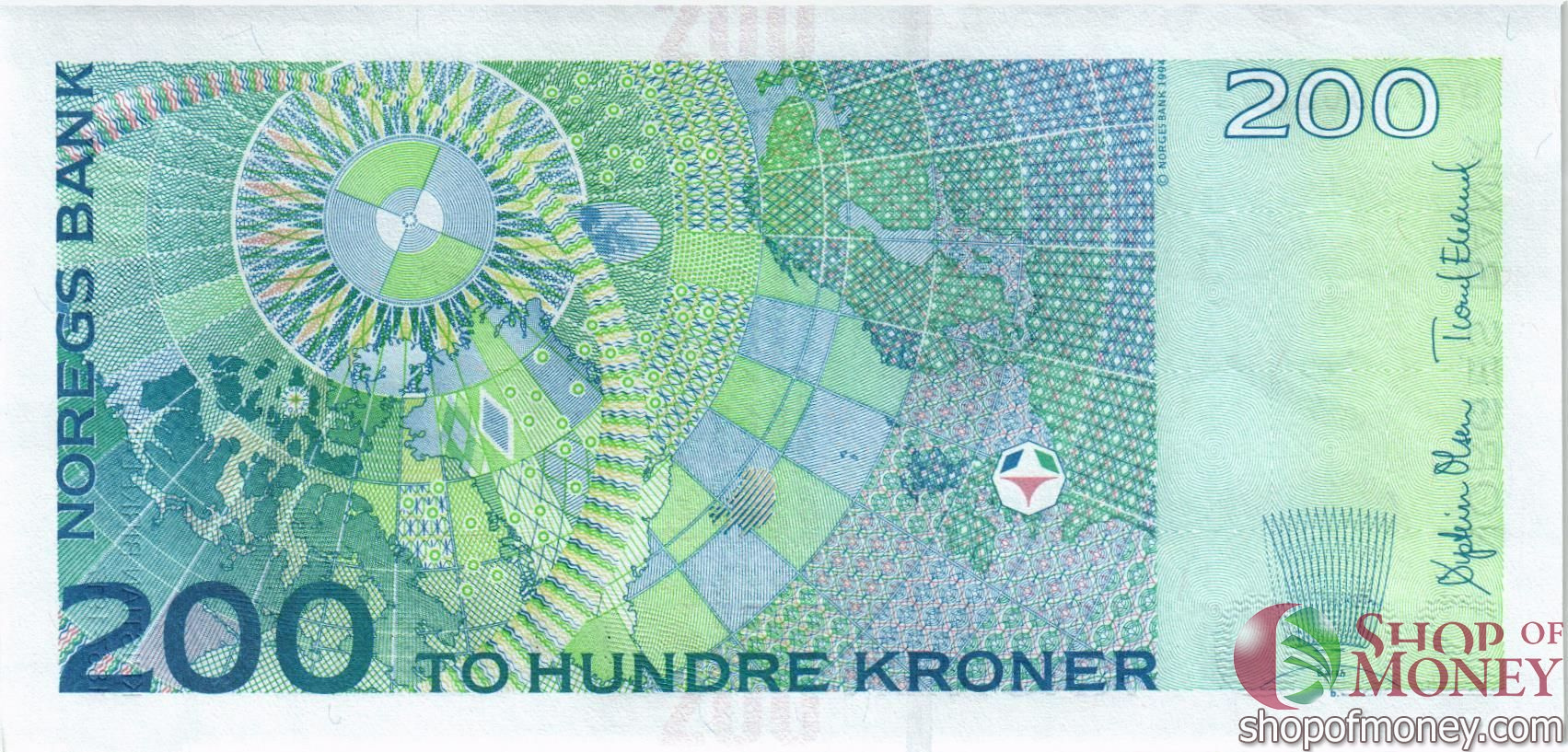 НОРВЕГИЯ 200 КРОН мини 2