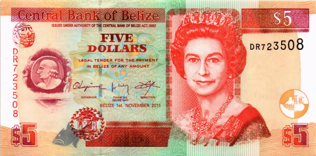 БЕЛИЗ 5 ДОЛЛАРОВ мини 1
