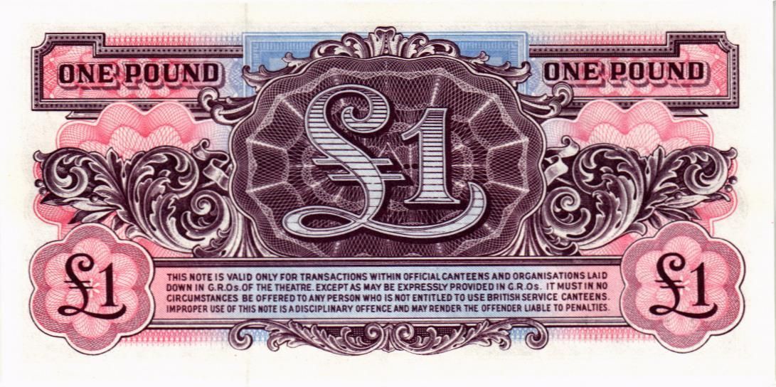 ВЕЛИКОБРИТАНИЯ/АНГЛИЯ 1 ФУНТ (БРИТАНСКАЯ АРМИЯ) мини 2