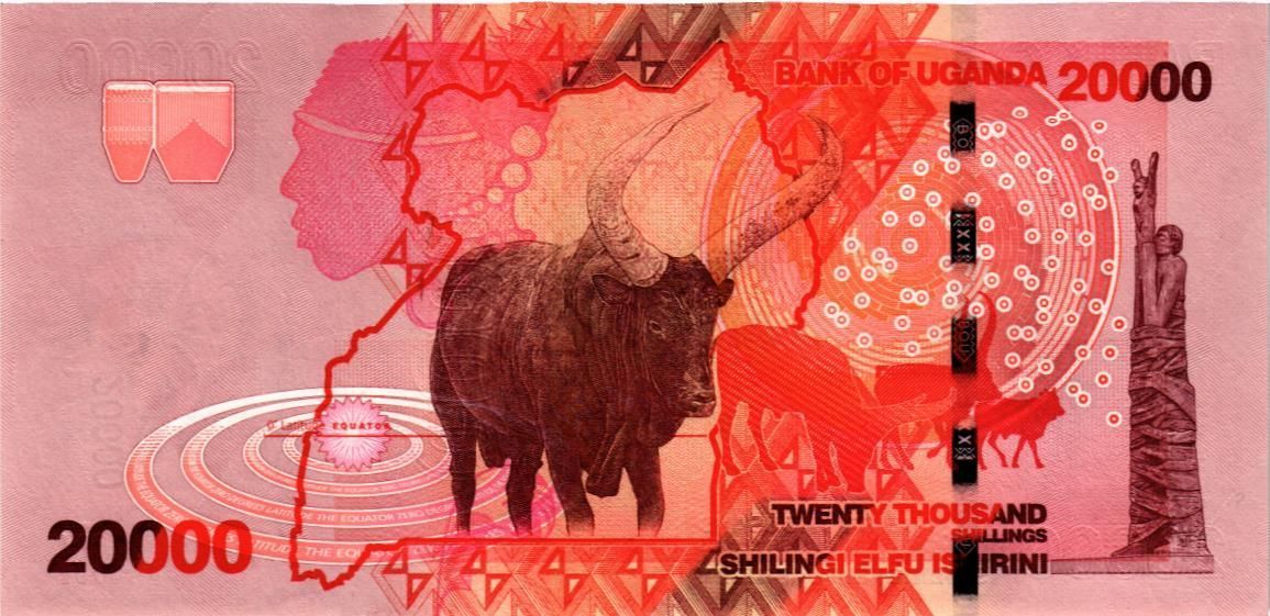 УГАНДА 20000 ШИЛЛИНГОВ мини 2