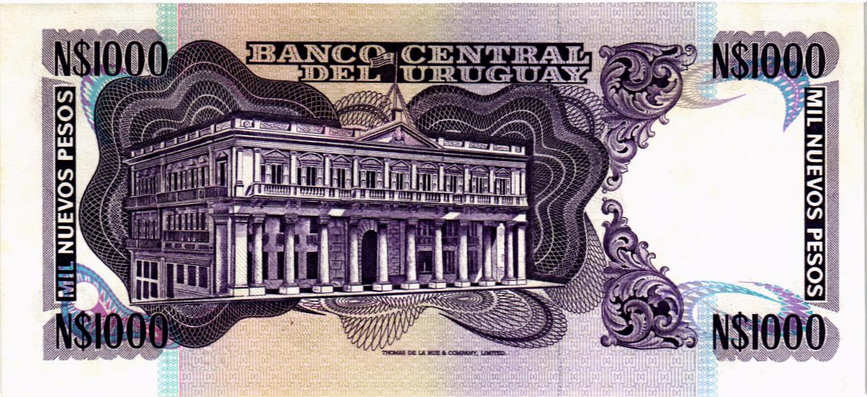 УРУГВАЙ 1000 ПЕСО мини 2