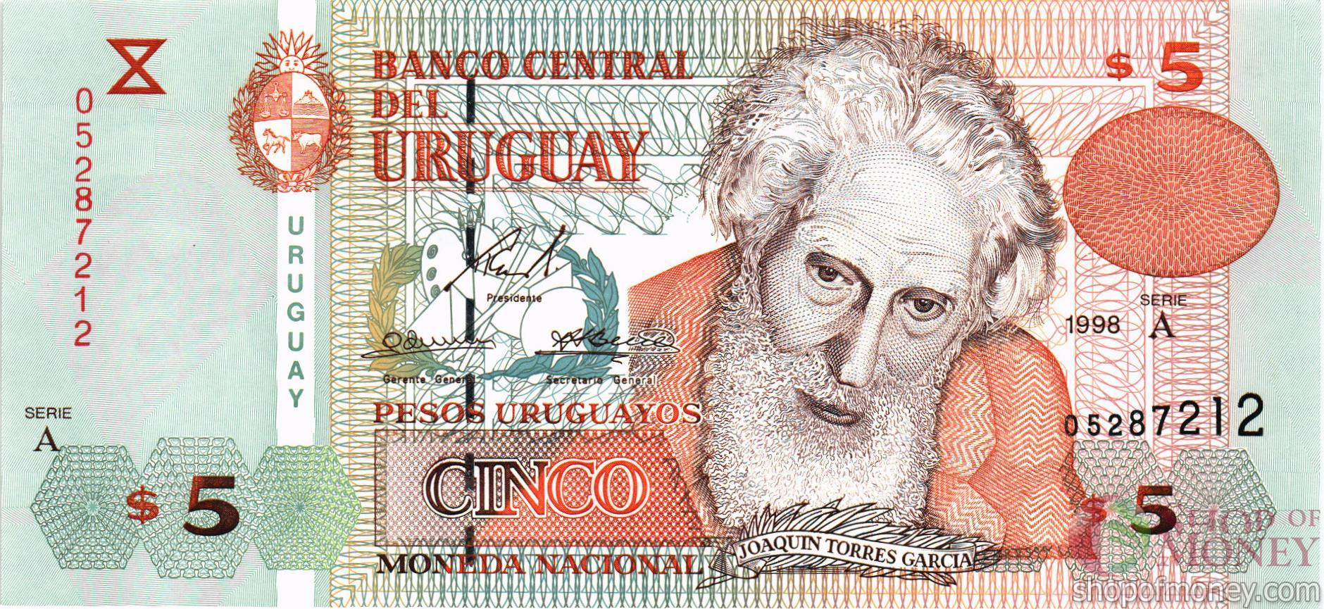 УРУГВАЙ 5 ПЕСО мини 1