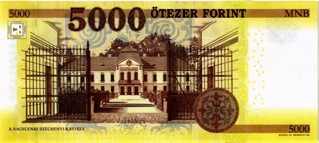 ВЕНГРИЯ 5000 ФОРИНТОВ мини 2