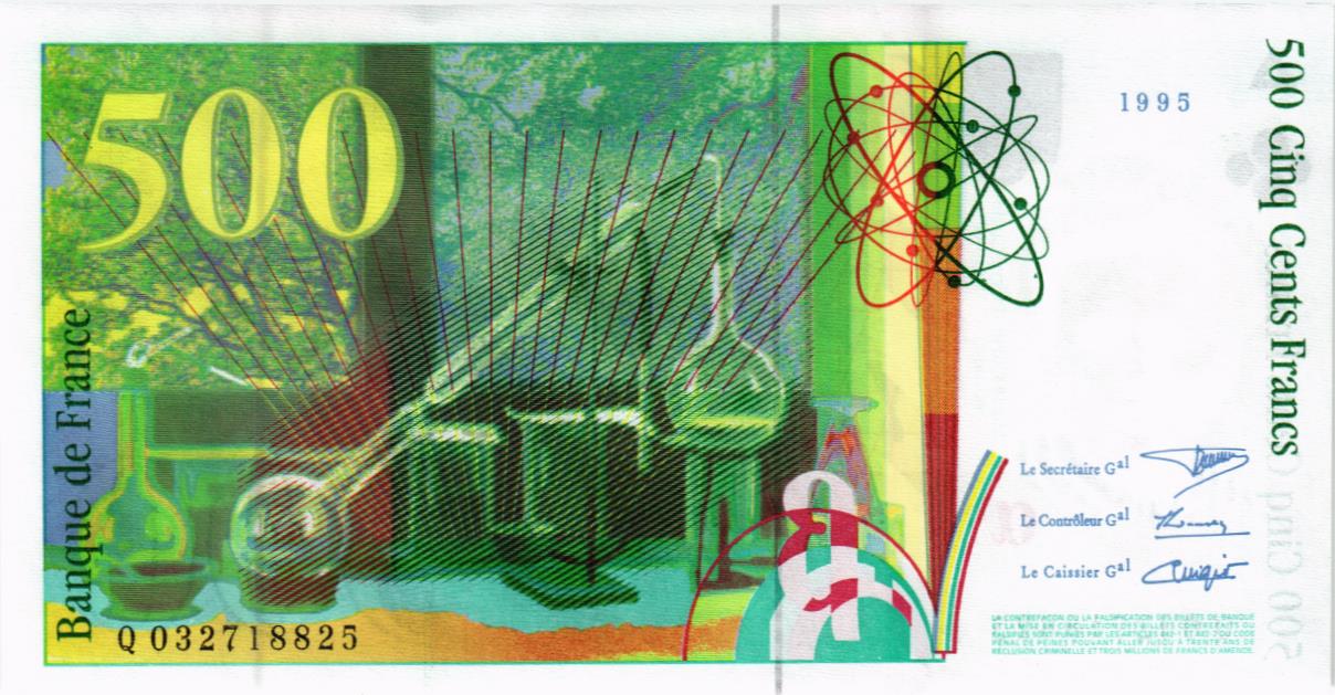 ФРАНЦИЯ 500 ФРАНКОВ мини 2