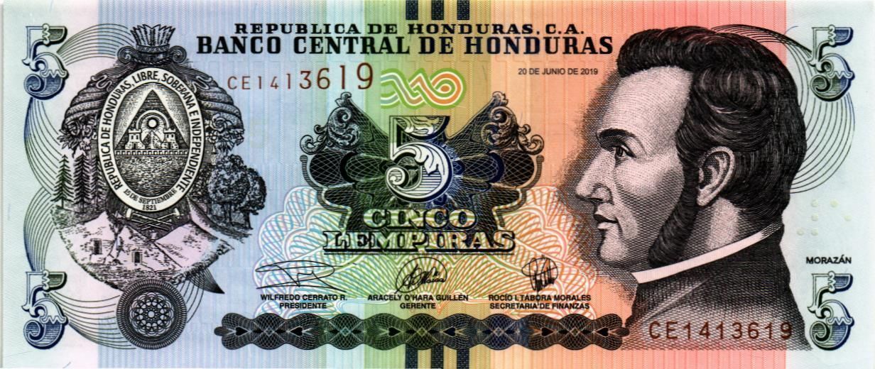 ГОНДУРАС 5 ЛЕМПИР мини 1