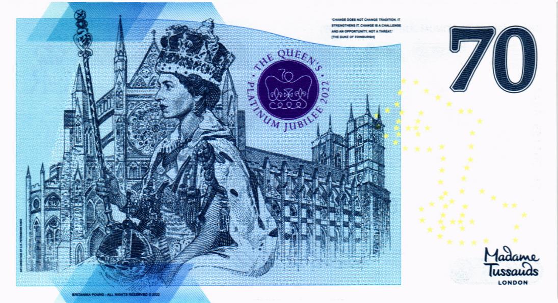 ВЕЛИКОБРИТАНИЯ/АНГЛИЯ 1 ФУНТ (СУВЕНИРНАЯ) мини 2