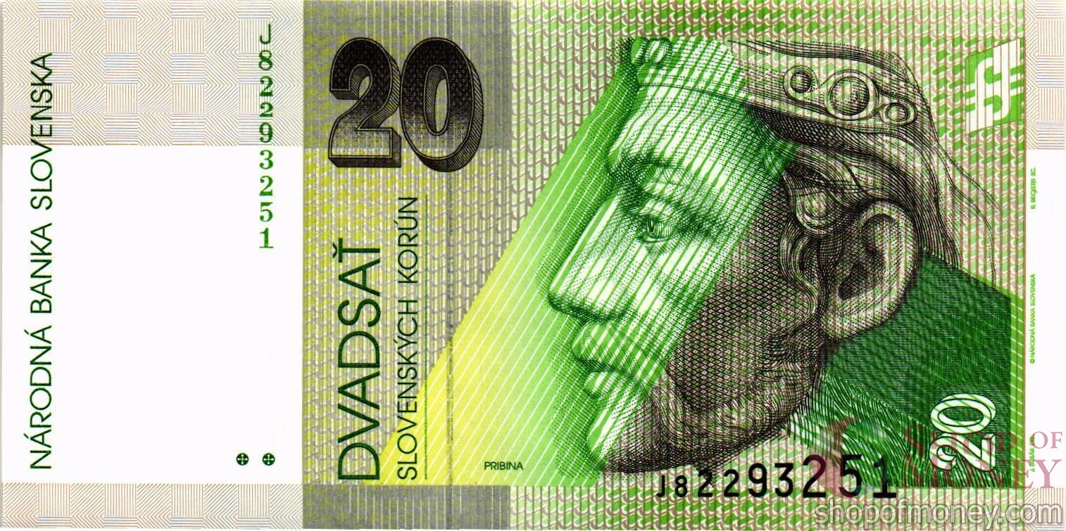 СЛОВАКИЯ 20 КРОН мини 1