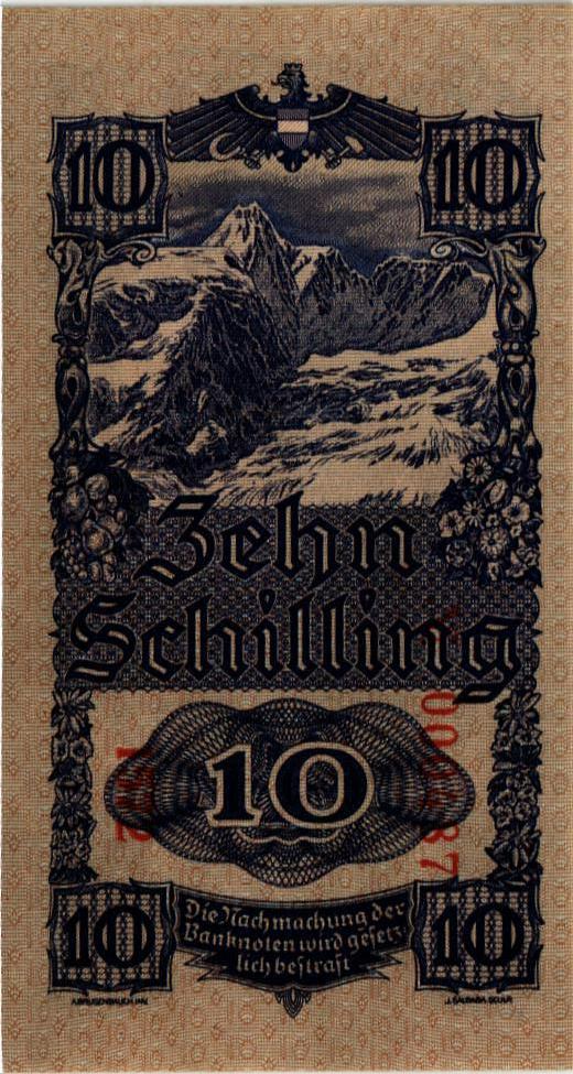 АВСТРИЯ 10 ШИЛЛИНГОВ мини 2