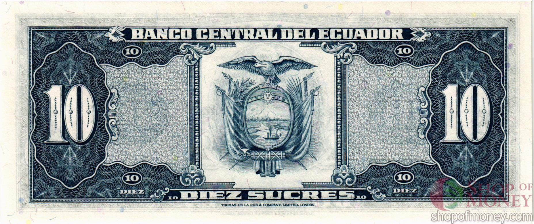 ЭКВАДОР 10 CУКРЕ (20.04.1983) мини 2