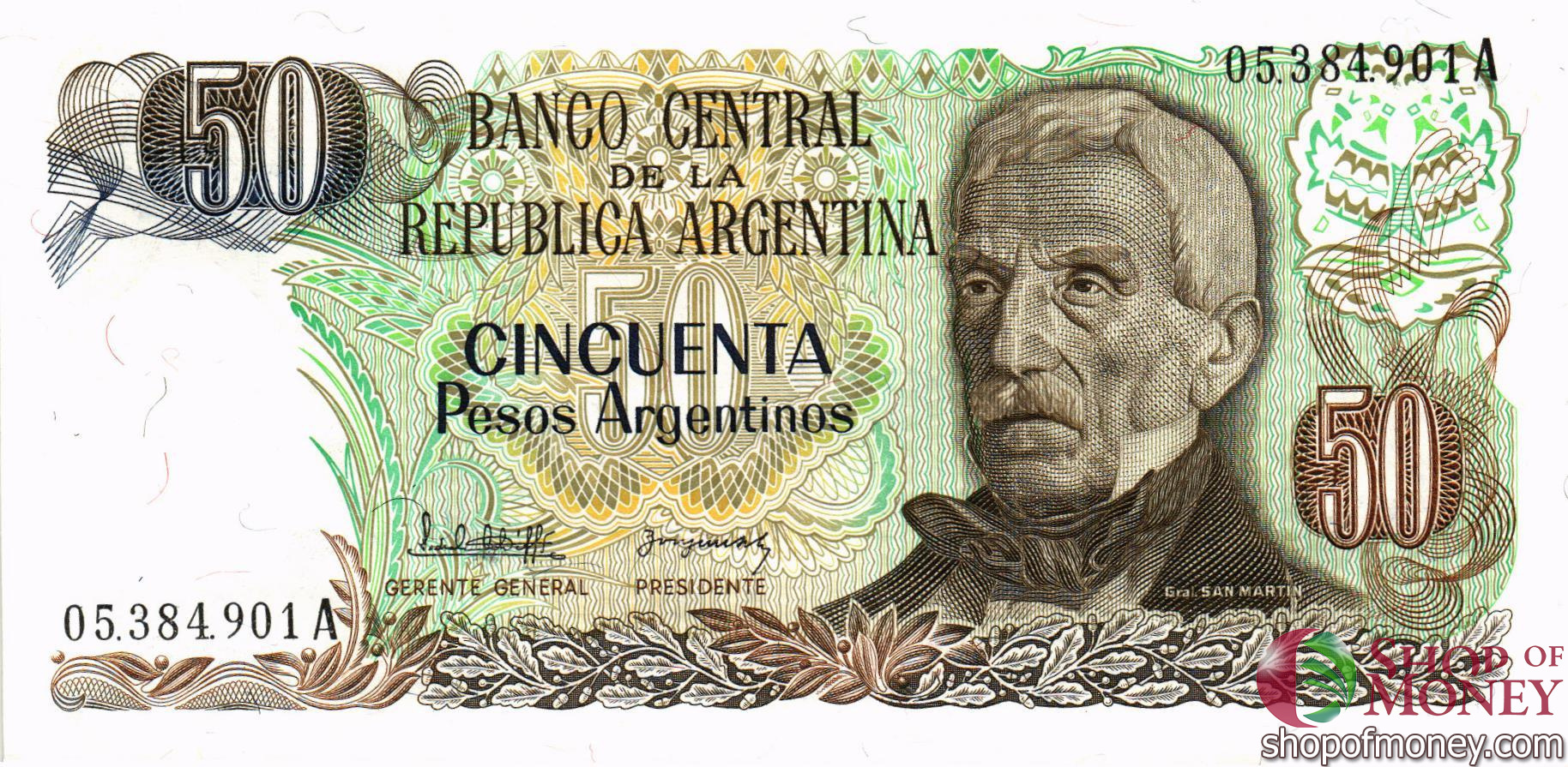 АРГЕНТИНА 50 ПЕСО мини 1