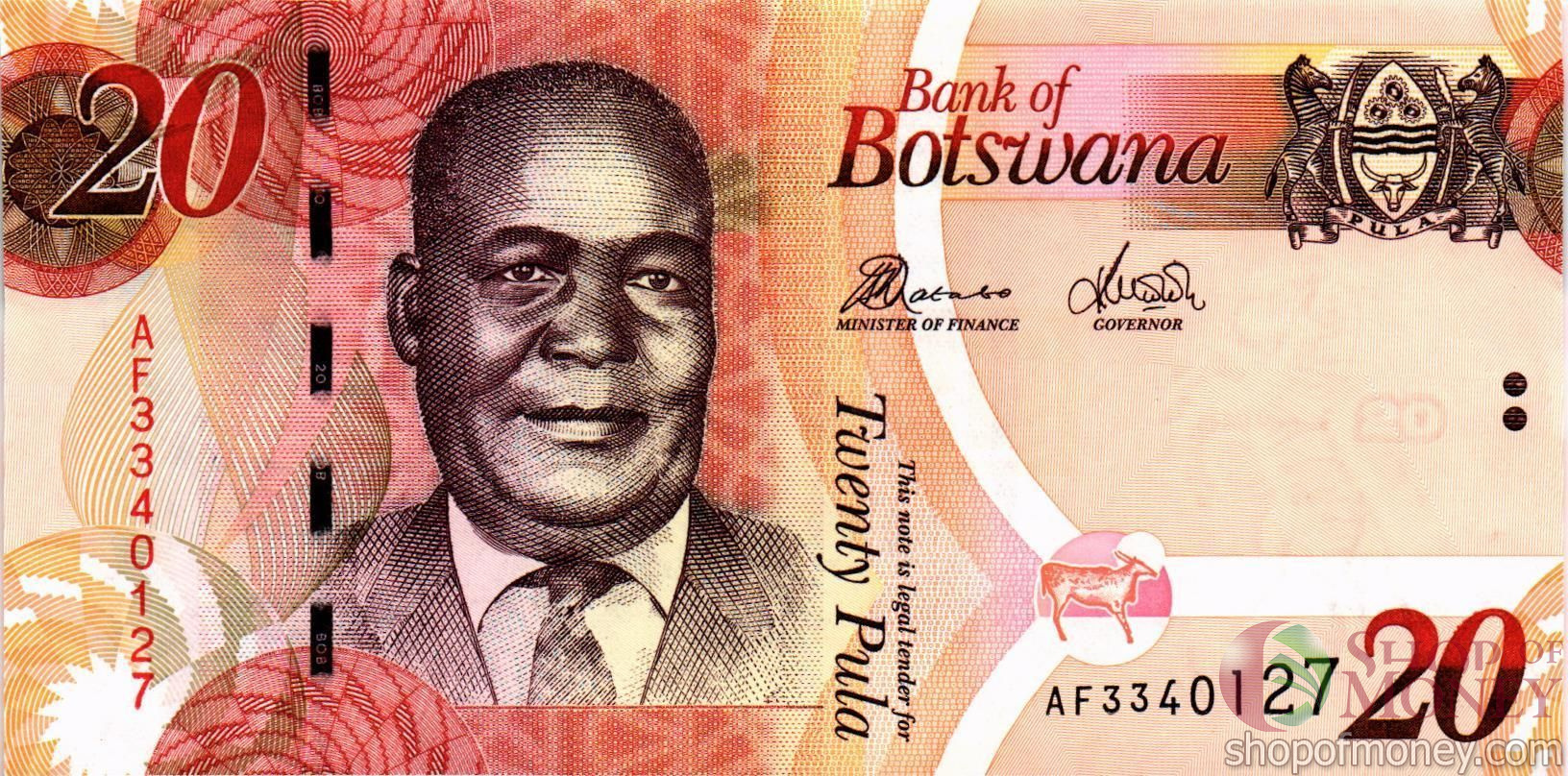 БОТСВАНА 20 ПУЛА мини 1