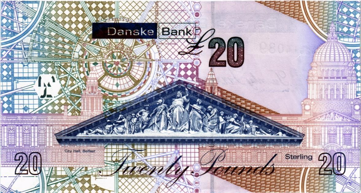 СЕВЕРНАЯ ИРЛАНДИЯ 20 ФУНТОВ мини 2