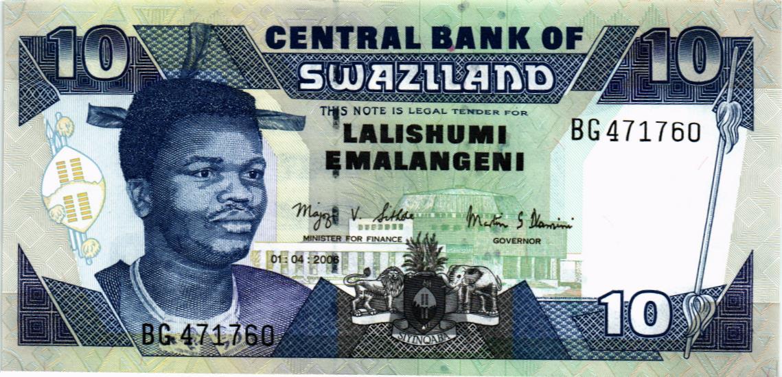 СВАЗИЛЕНД 10 ЭМАЛАНГЕНИ мини 1