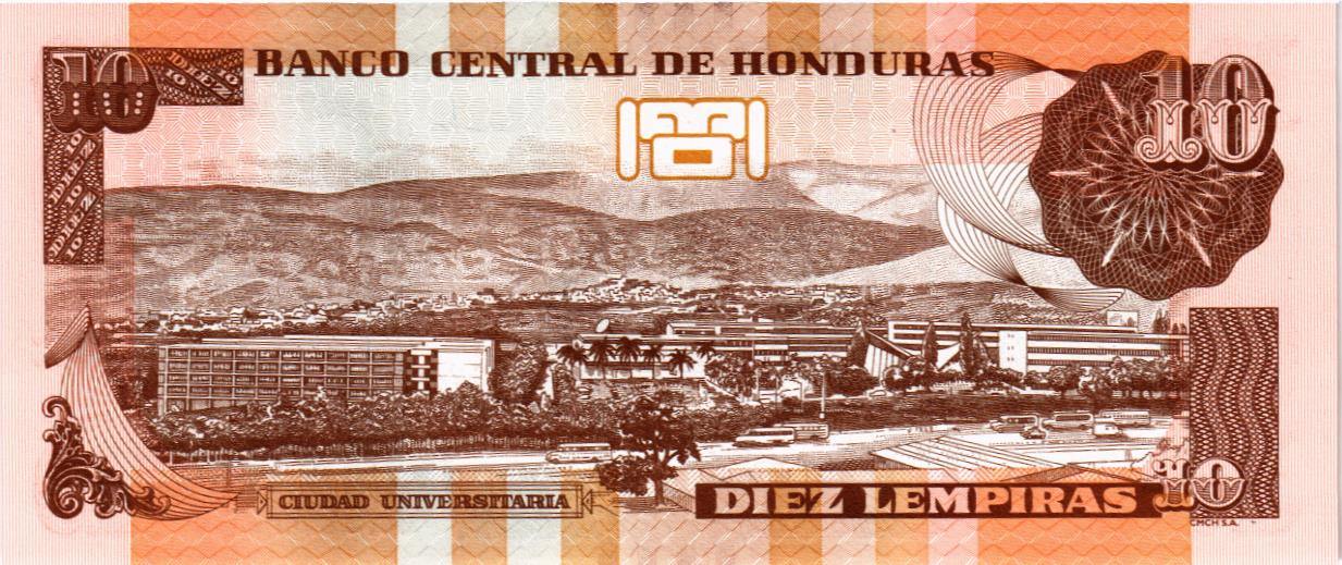 ГОНДУРАС 10 ЛЕМПИР мини 2