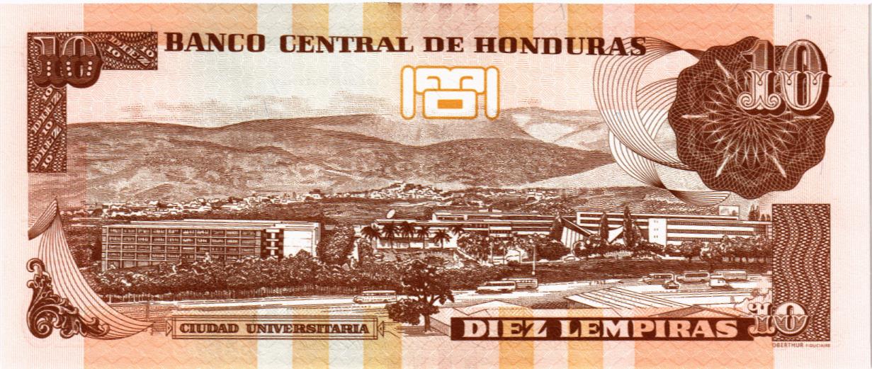 ГОНДУРАС 10 ЛЕМПИР мини 2