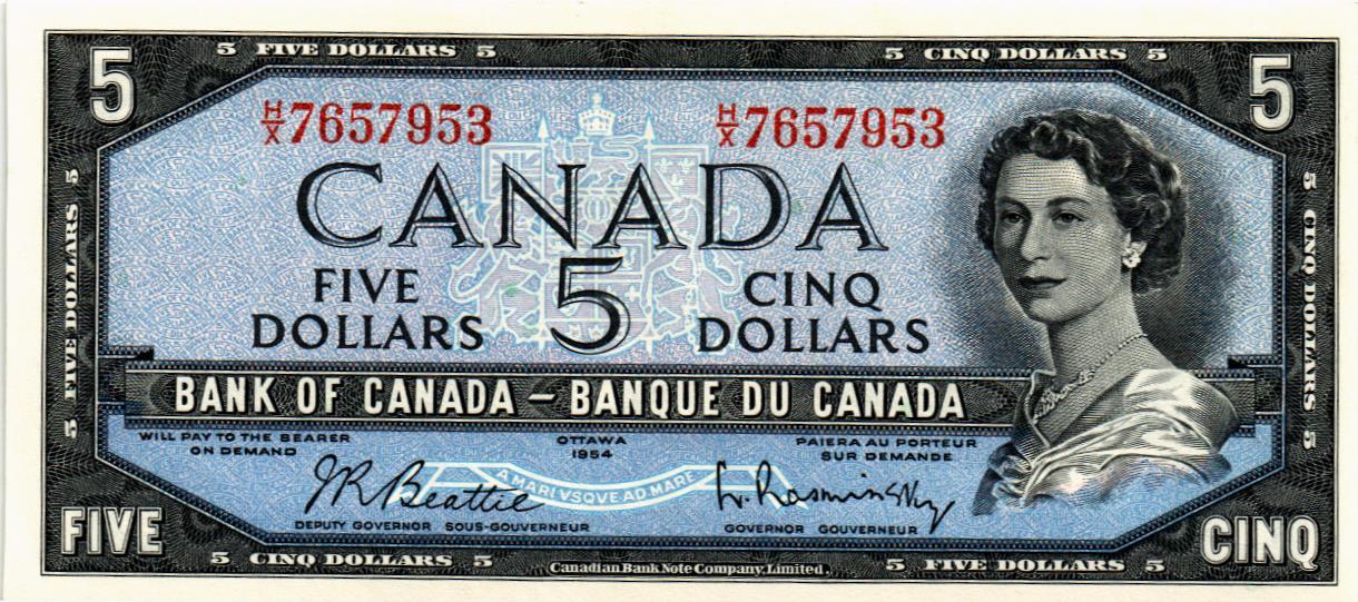 КАНАДА 5 ДОЛЛАРОВ