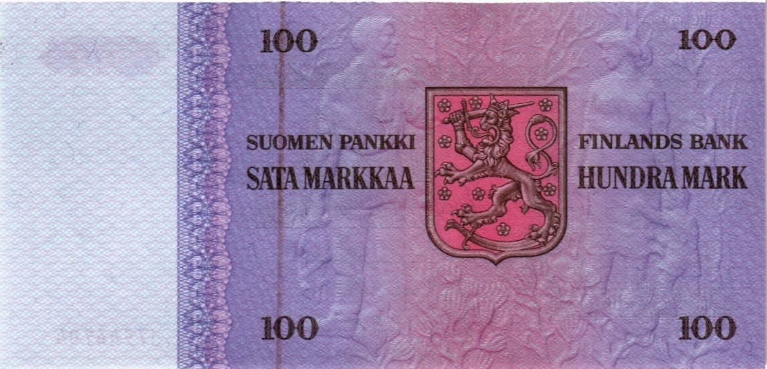 ФИНЛЯНДИЯ 100 МАРОК мини 2