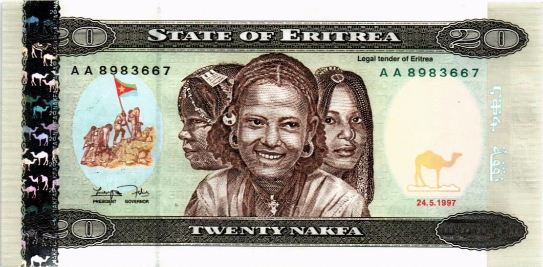 ЭРИТРЕЯ 20 НАКФА мини 1