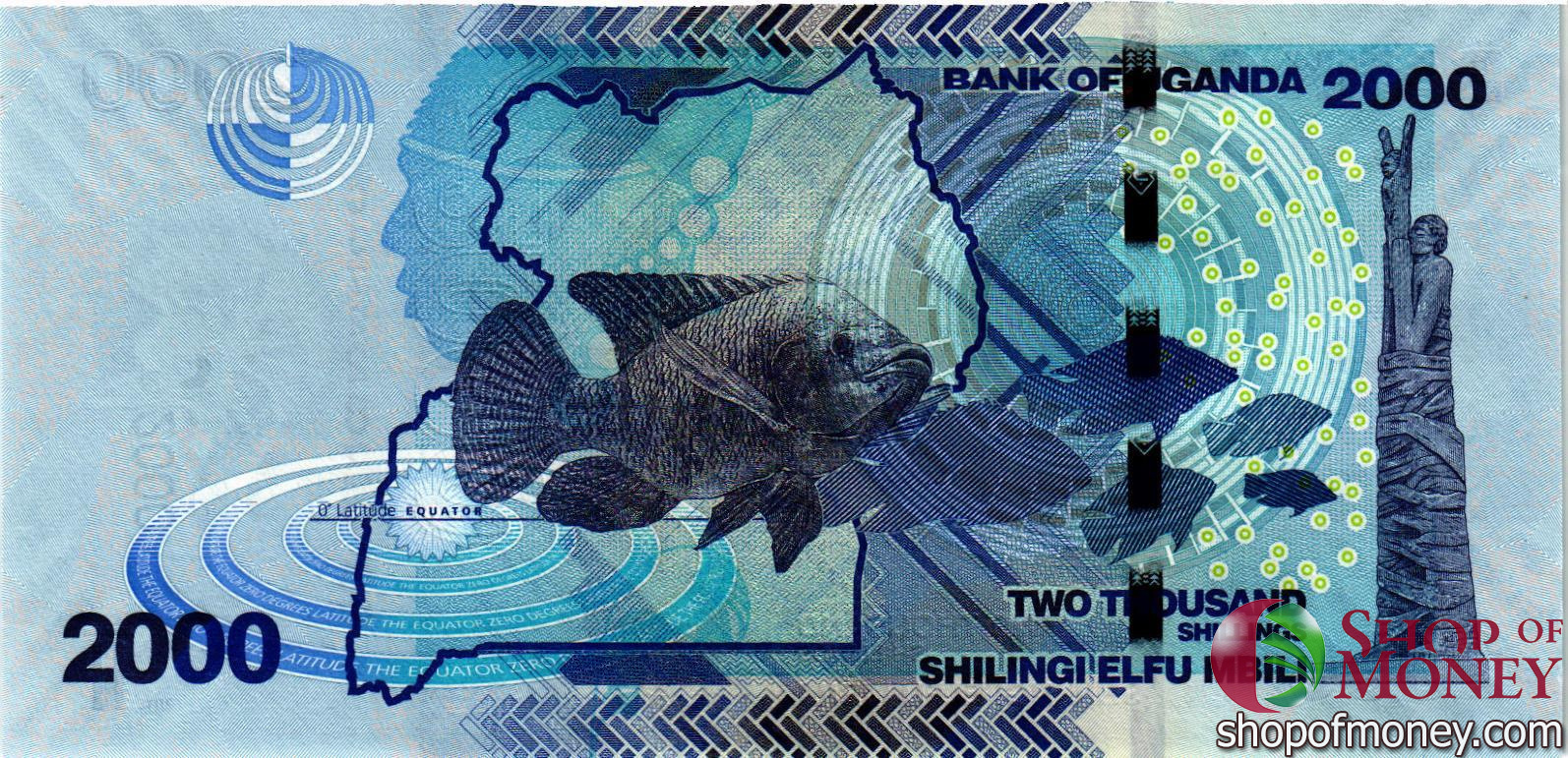 УГАНДА 2000 ШИЛЛИНГОВ мини 2