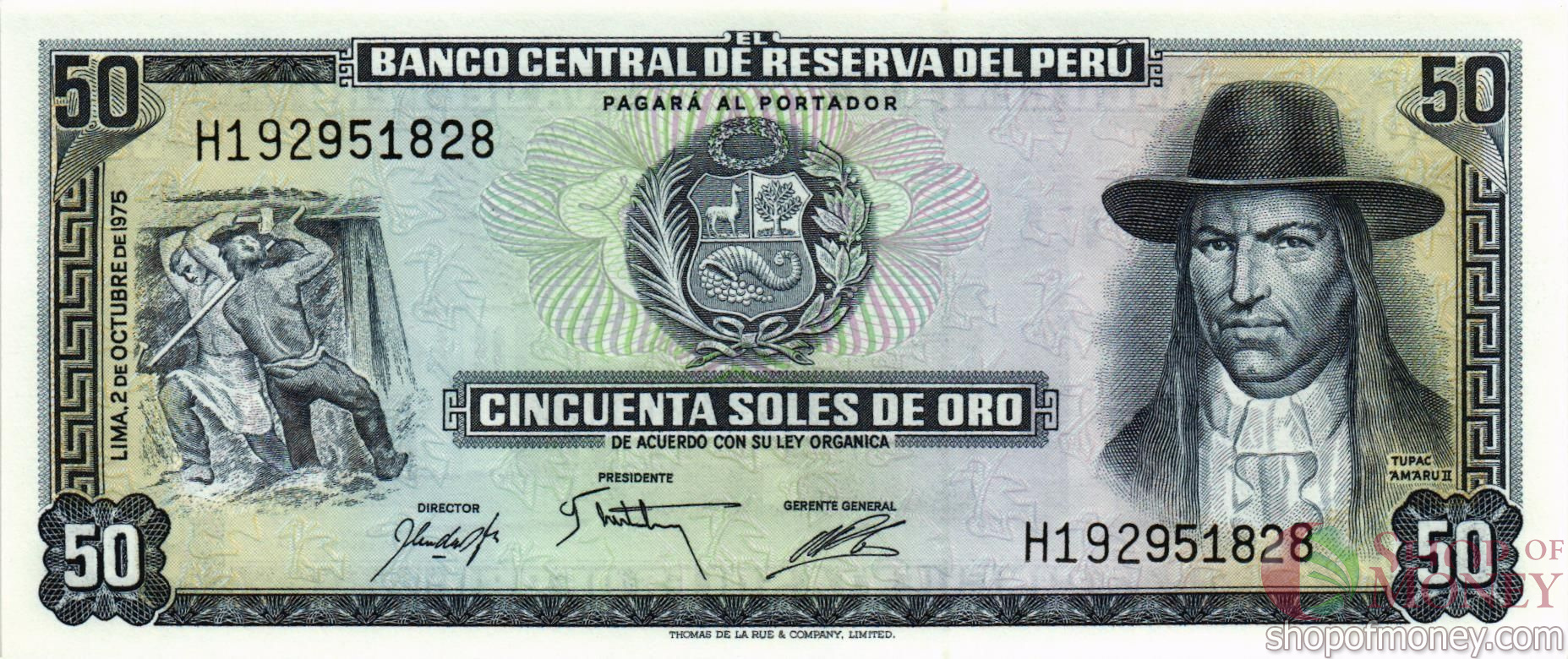 ПЕРУ 50 СОЛЬ