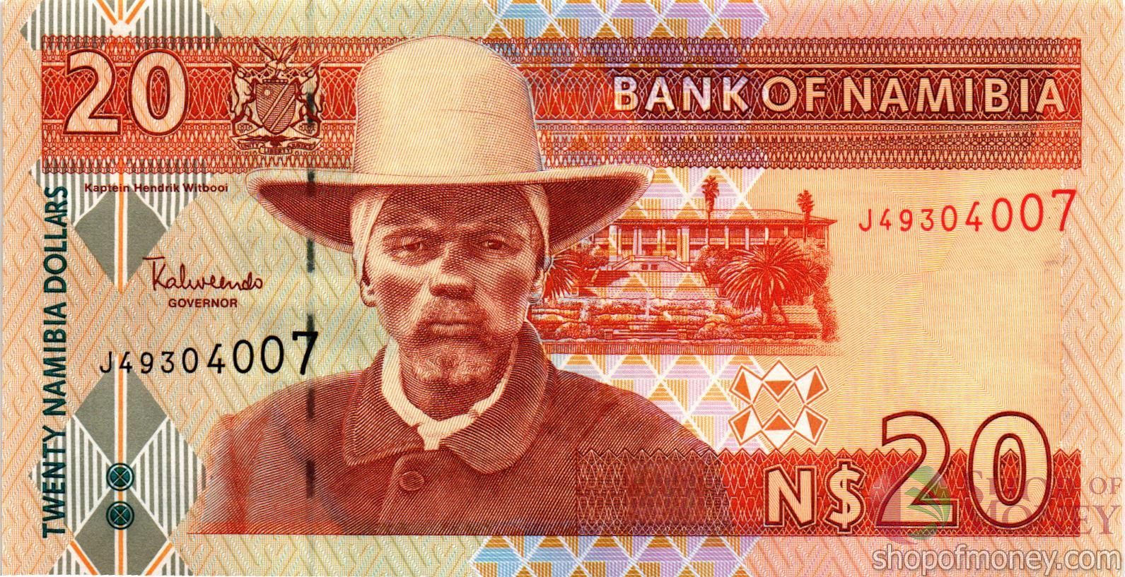 НАМИБИЯ 20 ДОЛЛАРОВ